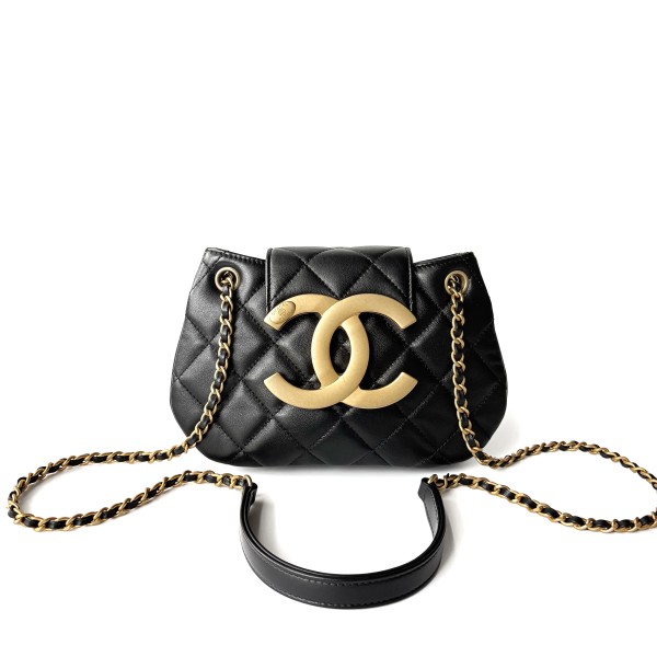 Chanel 24C Cruise Collection Large CC Logo Messenger Bag